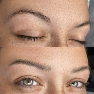 Microblading Procedure before and after by Brow Boutique Cape Cod & Boston