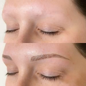 Microblading Procedure before and after by Brow Boutique Cape Cod & Boston