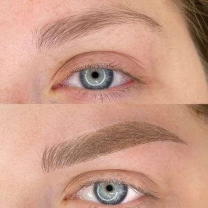 Microblading Procedure done by Brow Boutique Cape Cod & Boston