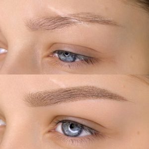 Ombré Brows Procedure before and after by Brow Boutique Cape Cod & Boston