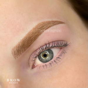 ombre brows + microblading results