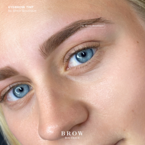 eyebrow tint results